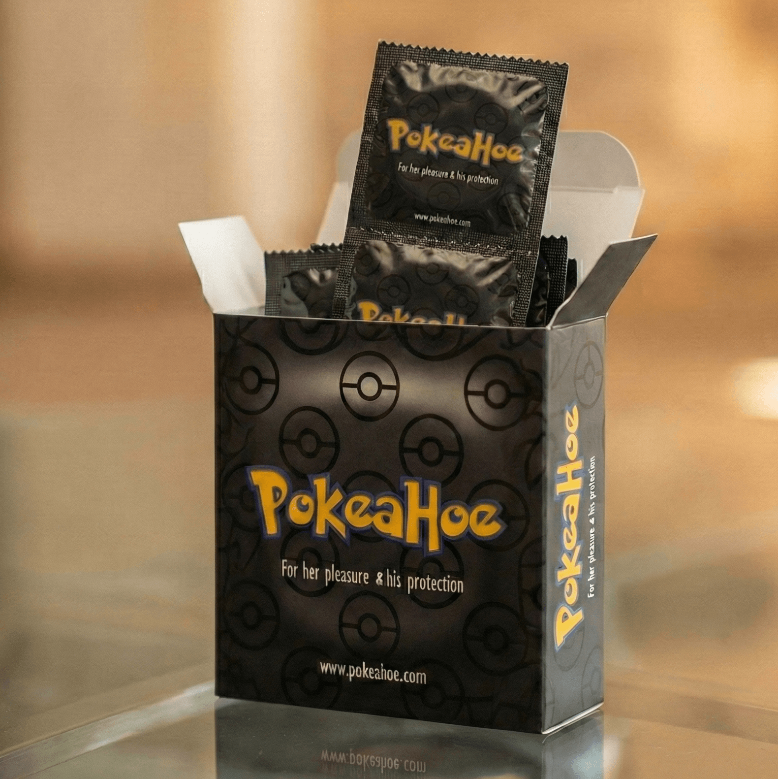 PokeaHoe open box with wrappers transparent product cutout